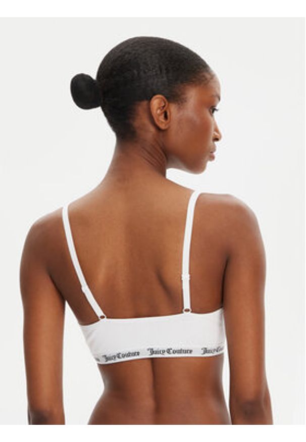 Juicy Couture Biustonosz top Ren JCTBT125972 Biały. Kolor: biały. Materiał: bawełna
