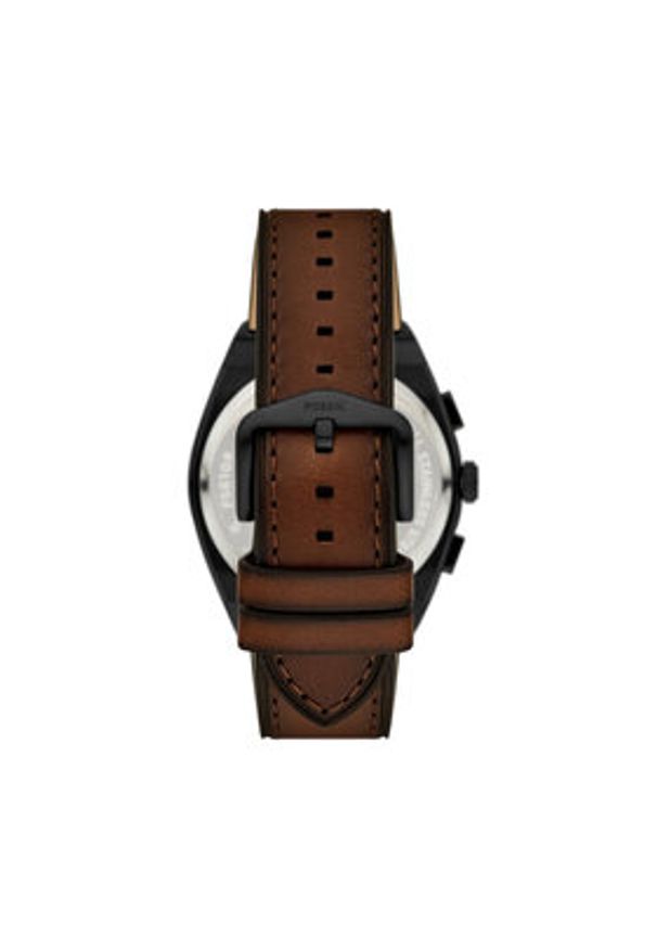 Fossil Zegarek Everett FS6108 Brązowy. Kolor: brązowy