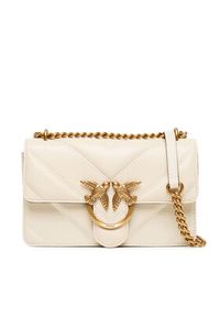 Pinko - PINKO Torebka Love One Mini Light Dc. Al 25-26 PLTT 104550 A2OS Écru. Kolor: kremowy. Materiał: skórzane #3