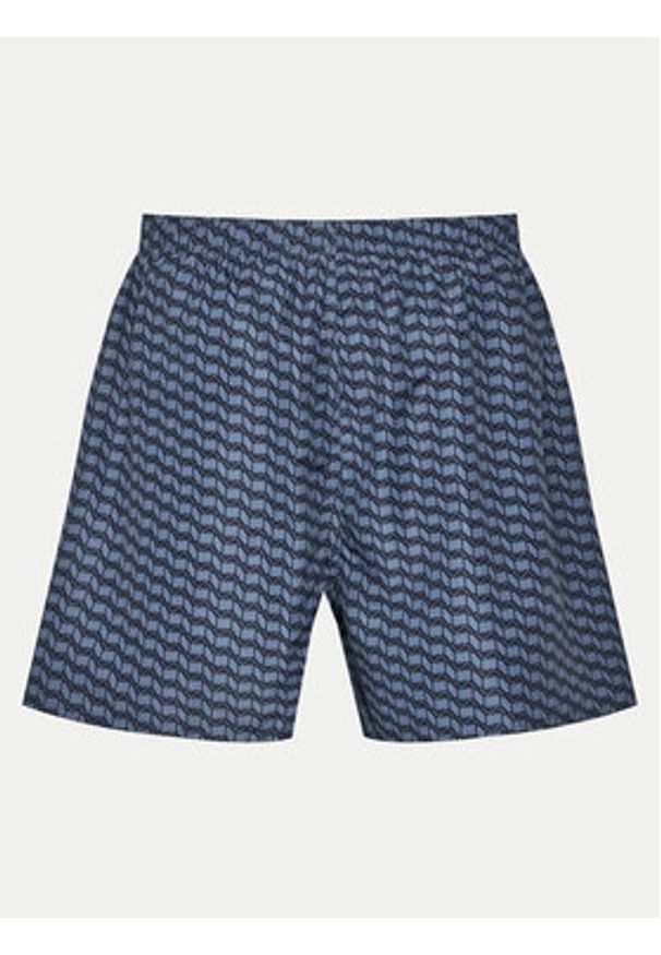 Emporio Armani Underwear Szorty kąpielowe EM000583 AF12342 F9035 Niebieski Regular Fit. Kolor: niebieski. Materiał: syntetyk