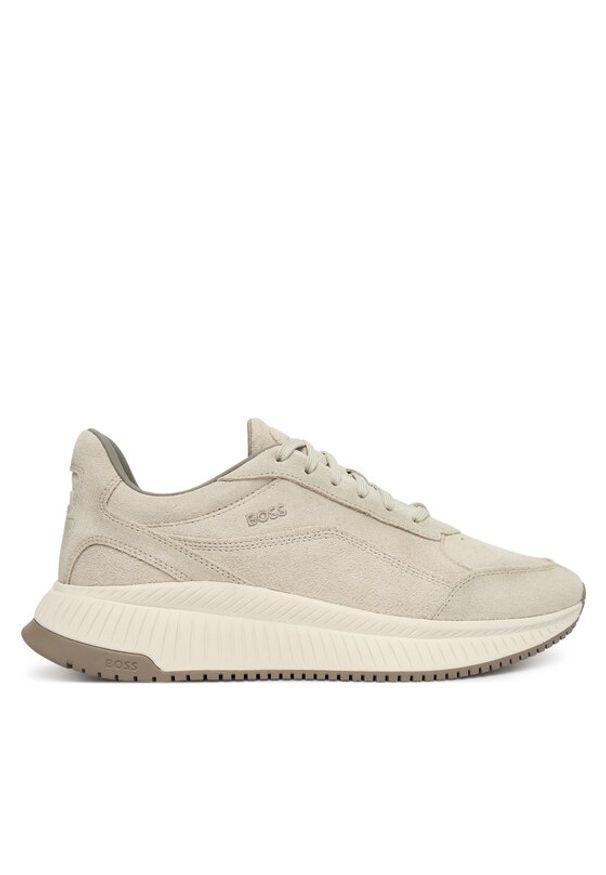 BOSS Sneakersy Ttnm Evo 50563920 Biały. Kolor: biały. Materiał: skóra, zamsz