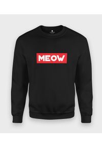 MegaKoszulki - Bluza klasyczna Meow. Styl: klasyczny