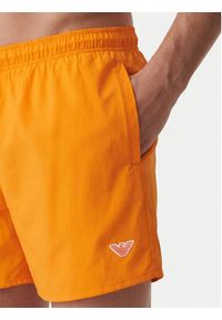 Emporio Armani Szorty kąpielowe EM000583 AF20424 U3077 Pomarańczowy Regular Fit. Kolor: pomarańczowy. Materiał: syntetyk #3