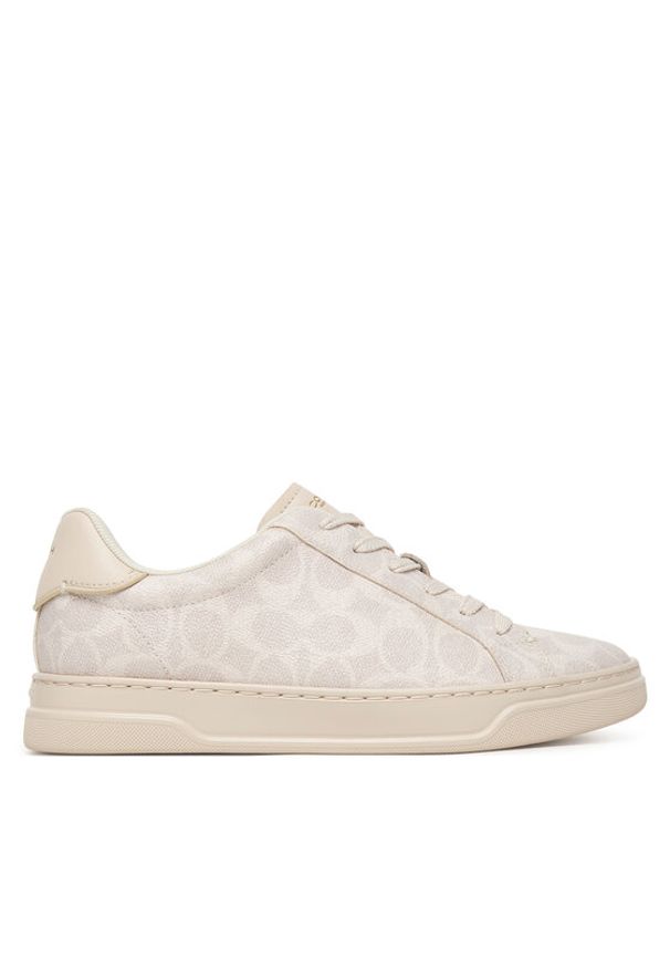 Coach Sneakersy CCN67 Écru. Kolor: kremowy. Materiał: skóra