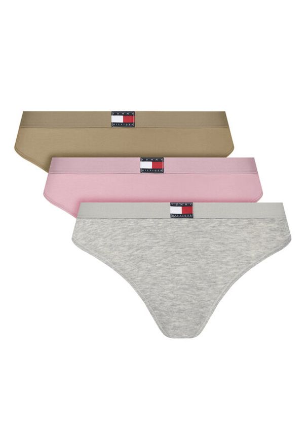 TOMMY HILFIGER - Tommy Hilfiger Komplet fig UW0UW06141 Kolorowy. Materiał: bawełna. Wzór: kolorowy