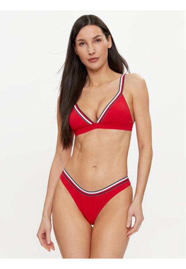 TOMMY HILFIGER - Tommy Hilfiger Dół od bikini UW0UW05293 Czerwony. Kolor: czerwony. Materiał: syntetyk