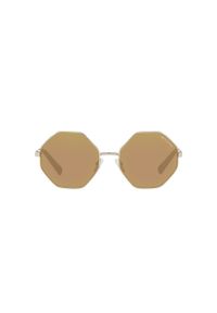 Armani Exchange Okulary przeciwsłoneczne 0AX2035S damskie kolor złoty. Kształt: okrągłe. Kolor: złoty #5