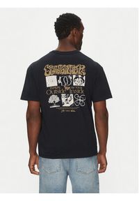 Quiksilver T-Shirt EQYZT08032 Czarny Oversize. Kolor: czarny. Materiał: bawełna #2
