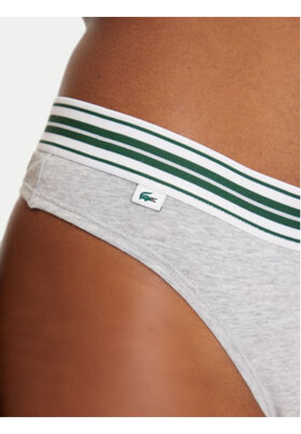 Lacoste Stringi 8F5198 Szary. Kolor: szary. Materiał: bawełna