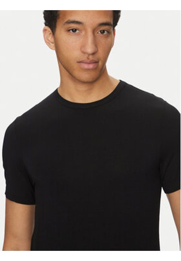 BOSS Komplet 3 t-shirtów 50534019 Czarny Slim Fit. Kolor: czarny. Materiał: wiskoza