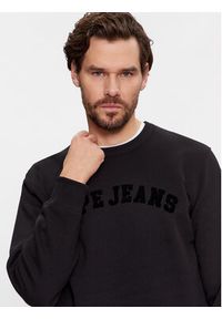 Pepe Jeans Bluza Randall PM582557 Czarny Regular Fit. Kolor: czarny. Materiał: bawełna #3