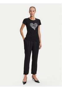 Liu Jo T-Shirt UF5264 JS923 Czarny Regular Fit. Kolor: czarny. Materiał: bawełna #3