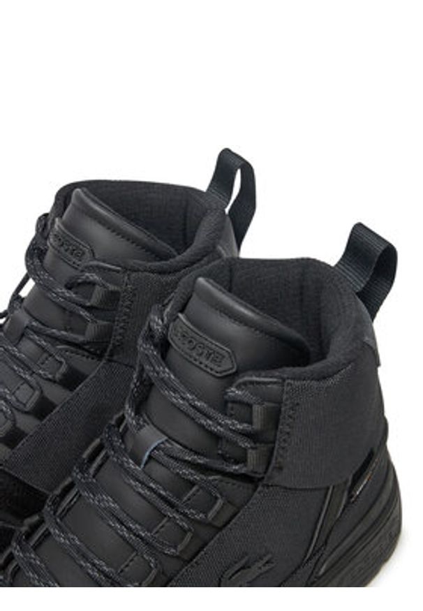 Lacoste Sneakersy T-Clip Mid Trainers 7-48SMA0040 Czarny. Kolor: czarny. Materiał: materiał