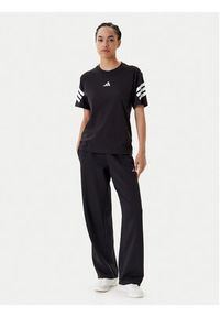 Adidas - adidas Spodnie dresowe Essentials Small Logo Feel Cozy JC5921 Czarny Regular Fit. Kolor: czarny. Materiał: syntetyk #5