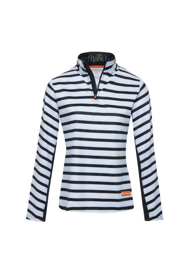 GARETH & LUCAS - Bluza narciarska Damska Gareth & Lucas The One Hundred and Eighteen. Kolor: czarny, biały, wielokolorowy. Materiał: poliester, elastan. Sezon: zima. Sport: narciarstwo