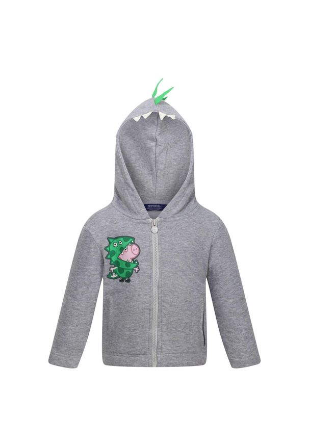 Polar dla niemowląt Regatta Peppa Pig. Kolor: szary. Materiał: polar. Sport: turystyka piesza