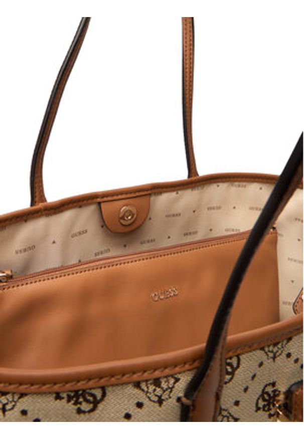 Guess Torebka Neda HWJP96 54240 Beżowy. Kolor: beżowy