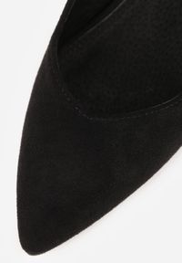 Renee - Czarne Czółenka Szpilki z Wkładką ze Skóry Naturalnej ze Szpiczastym Noskiem Mairisse. Nosek buta: szpiczasty. Kolor: czarny. Materiał: skóra. Obcas: na szpilce. Styl: elegancki, klasyczny #7