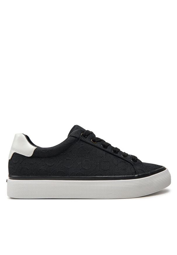 Calvin Klein Sneakersy Vulc Lace Up Diam Fox Mono Jacq HW0HW01907 Czarny. Kolor: czarny. Materiał: materiał