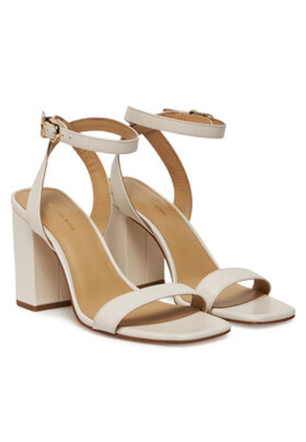 MICHAEL Michael Kors Sandały Merriam 40S5MMHS1L Écru. Materiał: skóra