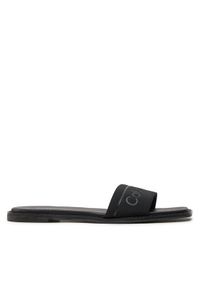 Calvin Klein Klapki Flat Slide He HW0HW01989 Czarny. Kolor: czarny