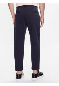 BOSS - Boss Spodnie materiałowe 50489106 Granatowy Slim Fit. Kolor: niebieski. Materiał: bawełna