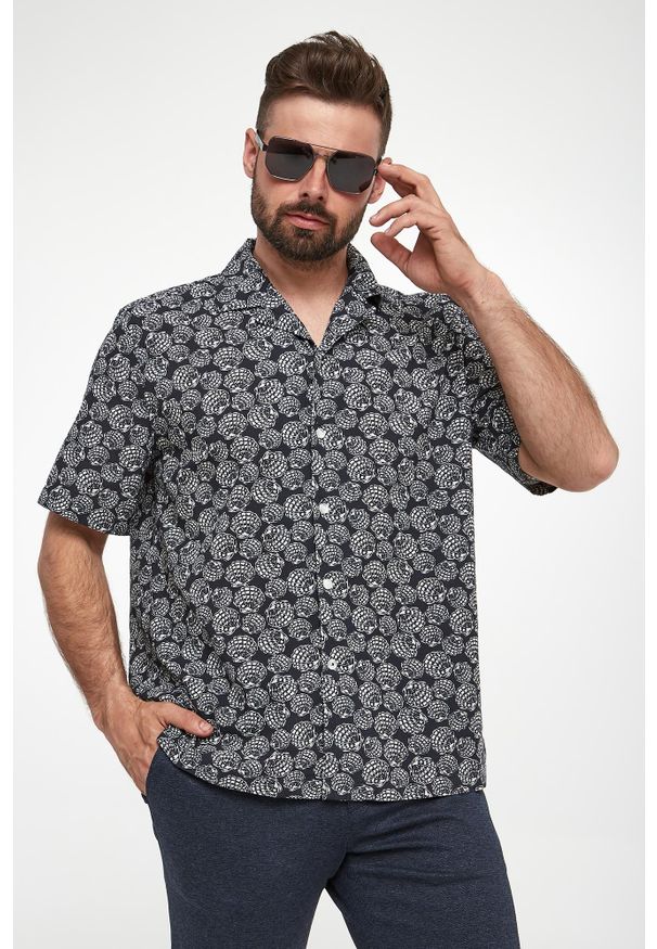 Koszula męska z krótkim rękawem Kawai JOOP!. Długość rękawa: krótki rękaw. Długość: krótkie
