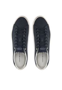 TOMMY HILFIGER - Tommy Hilfiger Tenisówki Th Hi Vulc Low Summer Cvs FM0FM05056 Granatowy. Kolor: niebieski. Materiał: materiał