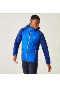 Regatta - Kurtka turystyczna hybrydowa męska Andreson VIII. Kolor: niebieski. Materiał: poliamid. Sport: turystyka piesza #1