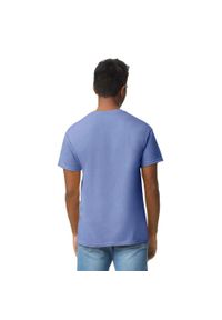 GILDAN - Ciężka Bawełniana Koszulka Unisex Dla Dorosłych. Kolor: fioletowy. Materiał: bawełna