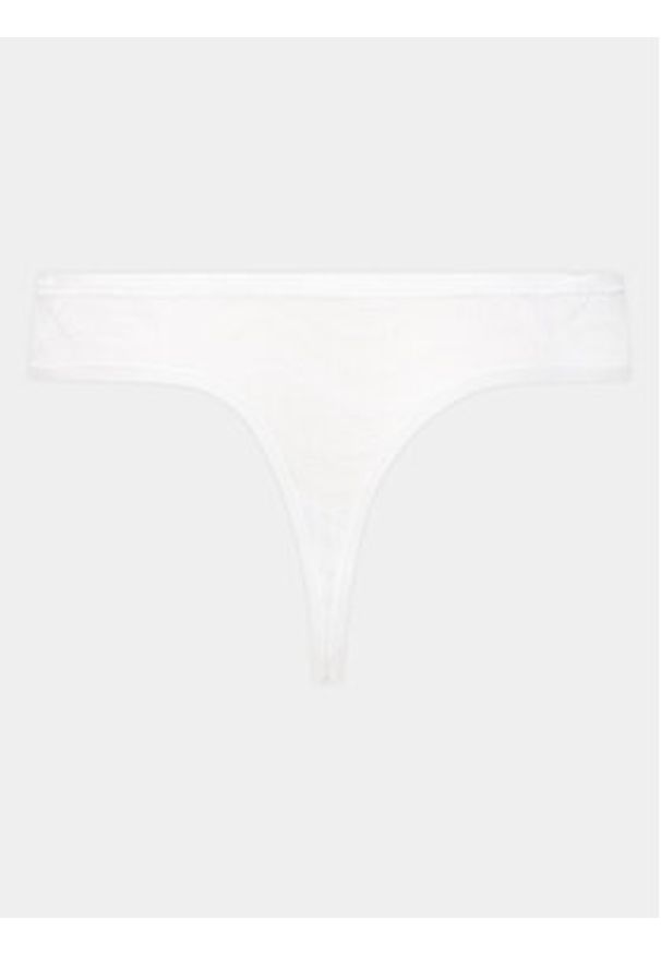Calvin Klein Underwear Stringi 000QD3971E Biały. Kolor: biały. Materiał: syntetyk