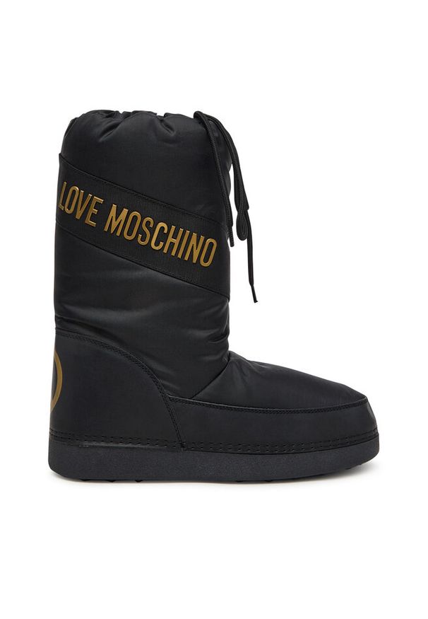 Love Moschino - Śniegowce LOVE MOSCHINO. Kolor: czarny