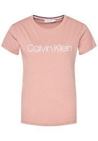 Calvin Klein T-Shirt Core Logo K20K202142 Różowy Regular Fit. Kolor: różowy. Materiał: bawełna #3