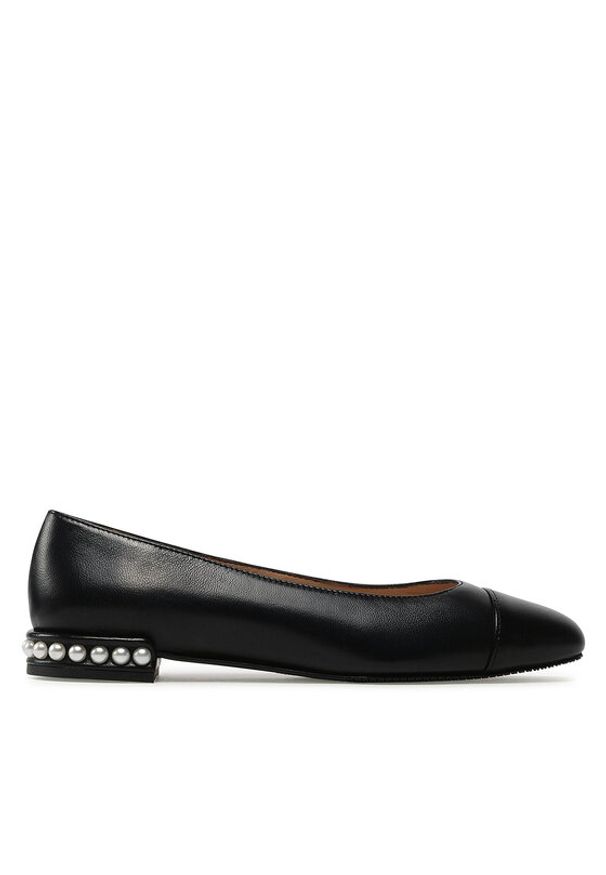 Stuart Weitzman Baleriny Pearl Flat SB753 Czarny. Kolor: czarny. Materiał: skóra