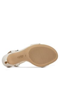 Lauren Ralph Lauren - LAUREN RALPH LAUREN Sandały Gwen 802940727005 Biały. Kolor: biały. Materiał: skóra #7