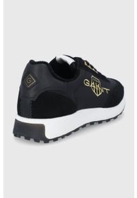 GANT - Gant buty Garold kolor czarny. Nosek buta: okrągły. Zapięcie: sznurówki. Kolor: czarny. Materiał: skóra, guma