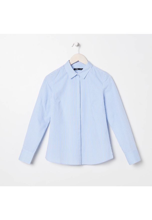 Sinsay - Koszula klasyczna - Niebieski. Kolor: niebieski. Styl: klasyczny