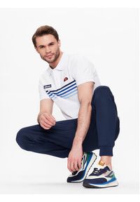 Ellesse Polo Vinzona SHR14634 Biały Regular Fit. Typ kołnierza: polo. Kolor: biały. Materiał: bawełna