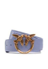 Pasek Damski Pinko Love Puff Birds H4 Belt AI 22-23 PLT01 1H213J A083 Purple Y79Q. Kolor: fioletowy. Materiał: skóra #1