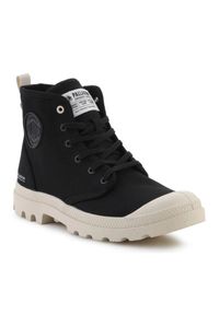 Buty Palladium Pampa Hi Zip Organ 79101-008-M czarne. Okazja: na co dzień. Wysokość cholewki: za kostkę. Zapięcie: zamek. Kolor: czarny. Materiał: guma, materiał #1