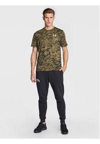 Under Armour T-Shirt 1357727 Khaki Loose Fit. Kolor: brązowy. Materiał: syntetyk #2