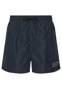EA7 Emporio Armani Szorty kąpielowe 7M002000 AF13049 MC004 Czarny Regular Fit. Kolor: czarny. Materiał: syntetyk #1