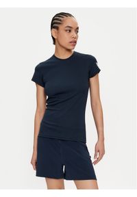 Helly Hansen Koszulka techniczna W Hh Tech T-Shirt 48373 Granatowy Slim Fit. Kolor: niebieski. Materiał: syntetyk #1