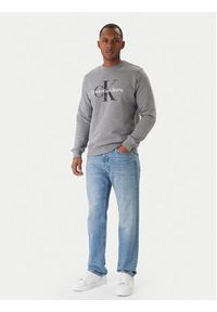Calvin Klein Jeans Bluza J30J320933 Szary Regular Fit. Kolor: szary. Materiał: bawełna #5