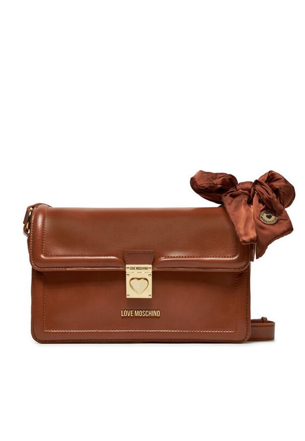 Love Moschino - LOVE MOSCHINO Torebka JC4392PP0LKV0208 Brązowy. Kolor: brązowy. Materiał: skórzane