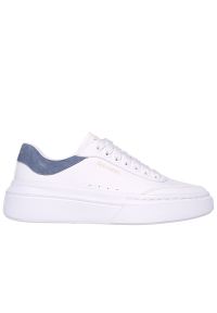 skechers - Buty Skechers Cordova Classic 185060WBL - białe. Zapięcie: sznurówki. Kolor: biały. Materiał: guma, syntetyk, skóra. Szerokość cholewki: normalna. Wzór: gładki. Model: Skechers Sport