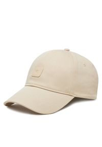 Calvin Klein Jeans Czapka z daszkiem Mono Leather Patch Twill Cap LV04K5052G Beżowy. Kolor: beżowy. Materiał: bawełna, materiał