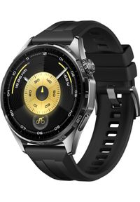 HUAWEI - Smartwatch Huawei Watch GT6 46mm Active Czarny (Atum-B19F). Rodzaj zegarka: smartwatch. Kolor: czarny