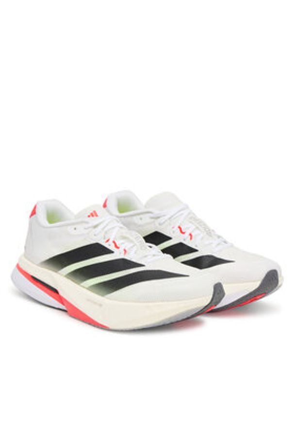 Adidas - adidas Buty do biegania adizero Boston 13 JS4934 Biały. Kolor: biały. Materiał: materiał
