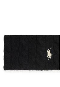 Polo Ralph Lauren Opaska 455981426001 Czarny. Kolor: czarny. Materiał: wełna, materiał